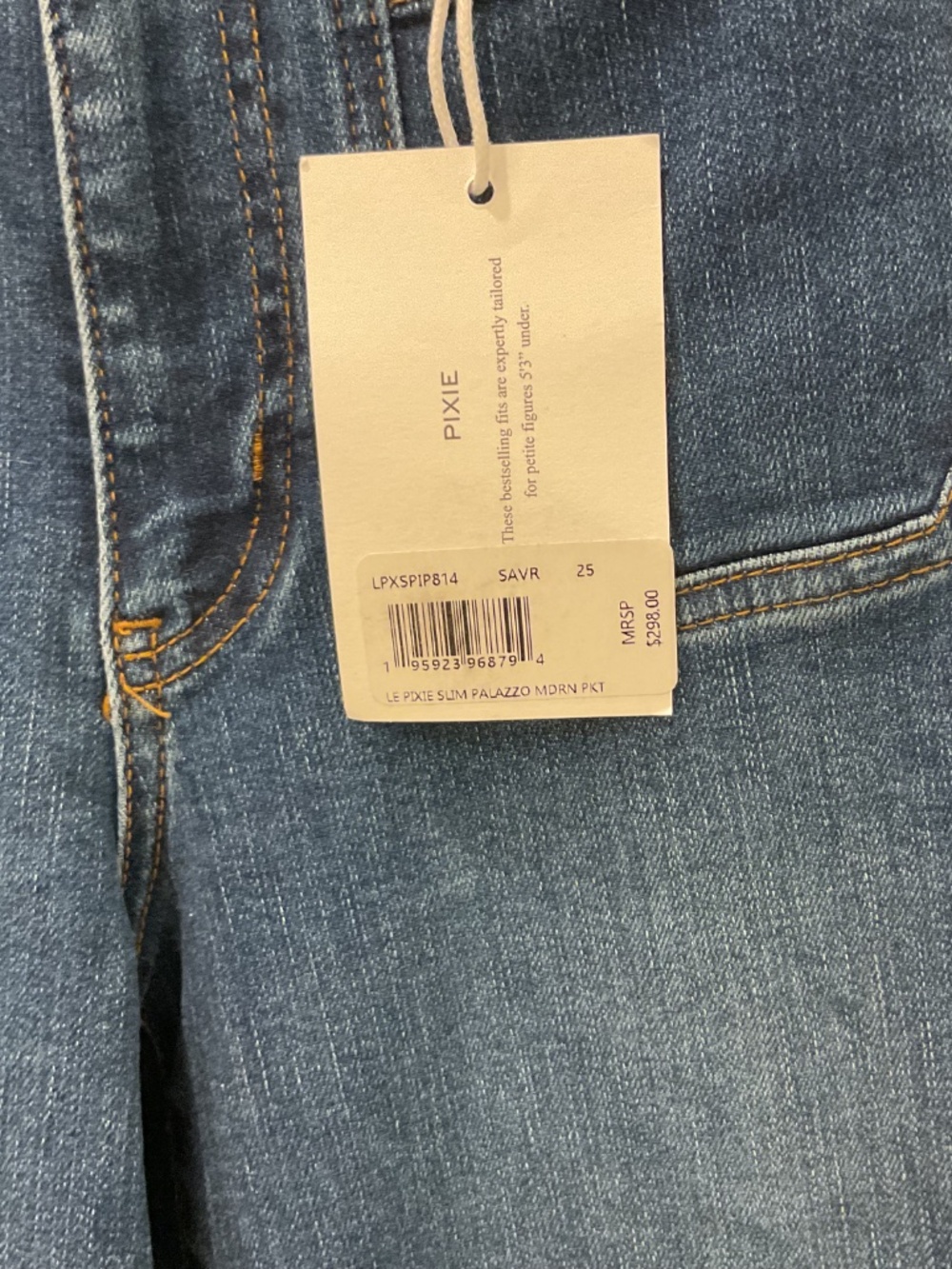 Frame’s Le PIxie Slim Palazzo w/Modernist Pocket - Picture 2 of 9